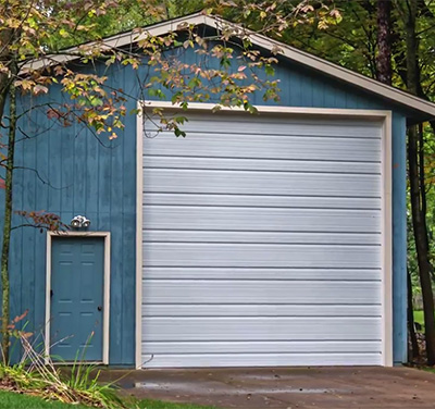 Ribbed Steel Door Style Image
