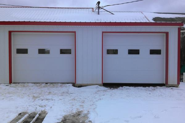 9x8 Commercial CHI Overhead Doors w-Windows