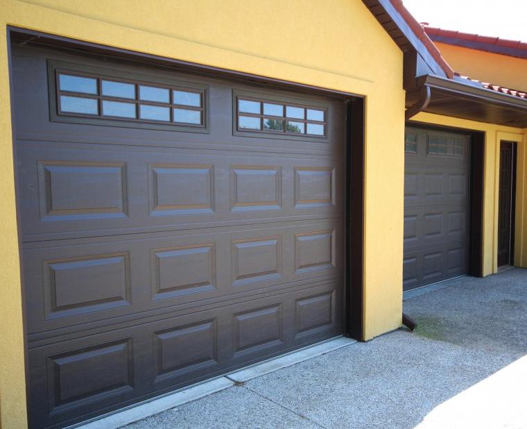 9x8 CHI Overhead Door w-Madison Decorative Inserts Middleport NY