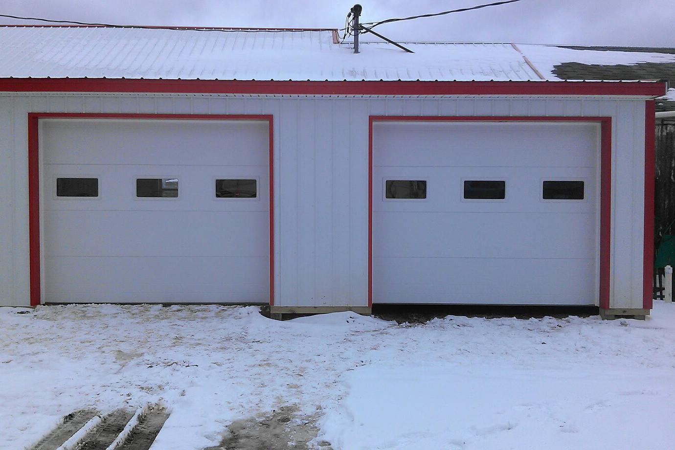 9x8 Commercial CHI Overhead Doors w-Windows