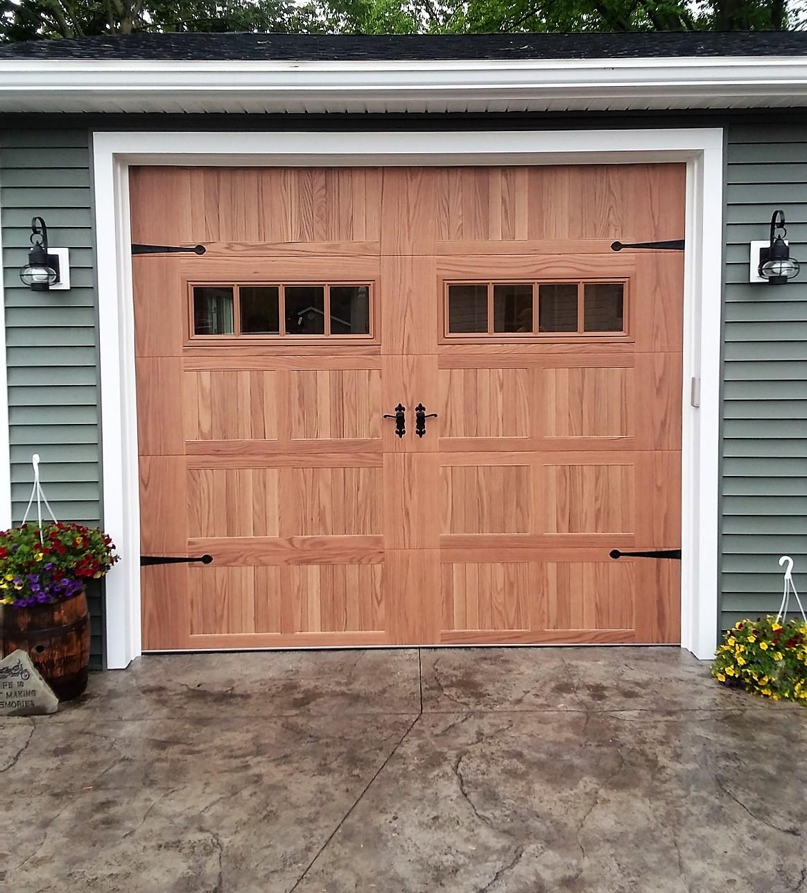Stamped Carriage House in Light Oak Woodtone Albion, NY